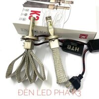 Đèn Pha led K3 chân H4 bảo hành 1 năm lắp cho xe máy và ô tô sáng siêu mạnh