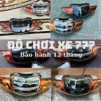 Đèn pha LED lắp đặt phổ thông cho dòng Wave Nhỏ, Wave ZX/Anpha LED 2 tầng siêu sáng phụ tùng-phụ kiện