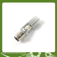 Đèn pha led M5 2 chân 8 tim dành cho xe dream wave GreenNetworksGroup (vỏ trắng ánh sáng trắng)