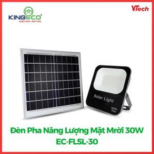 Đèn pha led năng lượng mặt trời 30W Kingled EC-FLSL-30