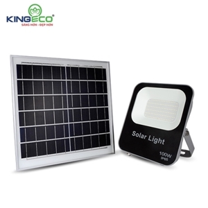 Đèn pha led năng lượng mặt trời 100W Kingled EC-FLSL-100