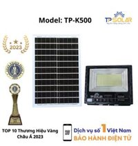 Đèn Pha Led Năng Lượng Mặt Trời TP Solar, 1 chóa Công suất 500W