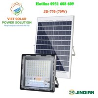 ĐÈN PHA LED NĂNG LƯỢNG MẶT TRỜI JD-770, CÔNG SUẤT 70W, HÀNG CHÍNH HÃNG JINDIAN, CAO CẤP, CHỐNG CHÓA