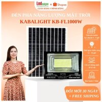 ĐÈN PHA LED NĂNG LƯỢNG MẶT TRỜI KB-FL1000W,TẤM PIN MONO, ÁNH SÁNG TRẮNG, IP68, BẢO HÀNH 24 THÁNG.
