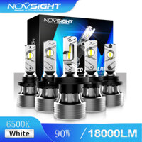 Đèn pha LED NOVSIGHT H11 H4 H7 9005 9006 H1 9012 H3 18000LM 90w 6500K chất lượng cao cho xe hơi