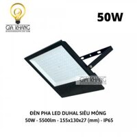 Đèn pha led siêu mỏng 50W IP65 DUHAL LED