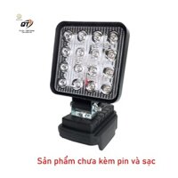 Đèn pha LED siêu sáng sử dụng chung chân Pin MAKITA Thông dụng