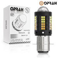 Đèn Pha LED T19 Siêu Sáng H4 H6 P15D BA20D DC12V-60V Hai Màu Chuyên Dụng Cho Xe Mô Tô