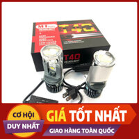 Đèn Pha Led T40 Bi Cầu 65w Chân Đèn H4 Lắp xe gắn máy - xe con Bảo Hành 2 Năm