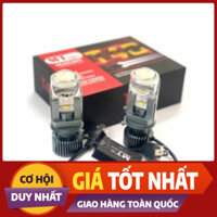 Đèn Pha Led T40 Bi Cầu 65w 2023 Chân Đèn H4 Lắp xe gắn máy - xe con bh 1 Năm