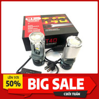 Đèn Pha Led T40 Bi Cầu 65w Chân Đèn H4 Lắp xe gắn máy - xe con bh 2 Năm