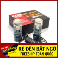 Đèn Pha Led T40 Bi Cầu 75w Chân Đèn H4 Lắp Xe Máy - Ô Tô Bảo Hành 2 Năm