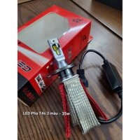Đèn pha LED T4s 3 màu | chíp led taiwan Cao cấp - 35w