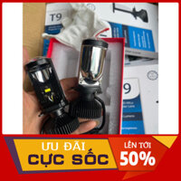 Đèn Pha Led T9 2023 2024 Siêu Sáng Bi Cầu Chân H4 Gắn xe máy [Uy Tín]
