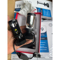 Đèn Pha Led T9 2024 Siêu Sáng Bi Cầu Chân H4 Gắn Xe Máy Siêu sáng Bảo Hành 2 Năm ( Bảo Hành 2 Năm )