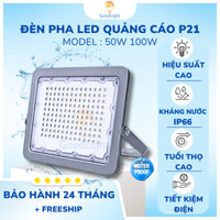 Đèn pha led thấu kinh 50W/100W Goodlight P21 sáng trắng, chất lượng,chiếu sáng bảng hiệu ngoài trời