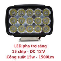 Đèn pha led trợ sáng 12V-15W