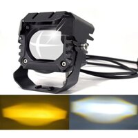 Đèn Pha LED trợ sáng Cho Xe Máy 2 Màu