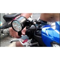 Đèn pha led trợ sáng xe máy công suất lớn chiếu xa tản nhiệt cực tốt