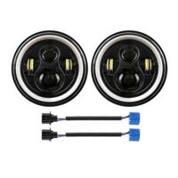 Đèn Pha LED Tròn 2X7 Inch Đèn Xi Nhan Cho Xe Jeep Wrangler 9.9-2007 JK 2017