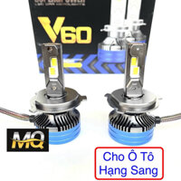 Đèn Pha Led V60 120w Cho Ô Tô Siêu Sáng Đủ Các Chân H1 H3 H4 H7 H11 HB3(9005) HB4(9006) R02