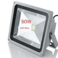 ĐÈN PHA LED VỎ NHÔM 50W ĐỔI MÀU