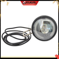 Đèn pha LED xe đạp KUERL 4 trong 1, Đèn trước sương mù cổ điển xe đạp đa năng có vỏ ABS chống nước và chống bụi,