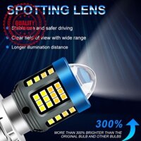 Đèn Pha Led Xe Máy 25w Mini Lái Xe P15d Màu Vàng Trắng Ánh Sáng Ba20d H4 F3a7