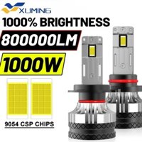 Đèn pha LED XM Bullvision H4 H11 H7 800000Lm 1000W H8 HB3 9005 9006 HB4 H9 30 CÁI 9054 CSP 6500K CANBUS Đèn Ô Tô Sáng Hơn 1000%