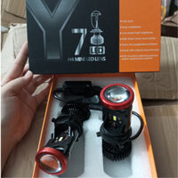 Đèn pha Led Y7 chân H4 siêu sáng lắp cho ô tô xe máy.(Giá 1 chiếc)