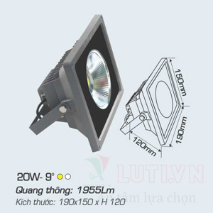 Đèn pha luồng LED Anfaco AFC-002-20W