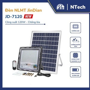 Đèn pha năng lượng mặt trời JinDian JD-7120