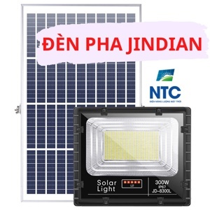 Đèn pha năng lượng mặt trời JinDian JD-8300L