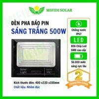 Đèn pha năng lượng mặt trời báo pin 500W