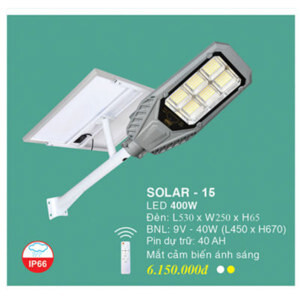 Đèn pha năng lượng SOLAR-15