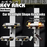 Đèn Pha Ô Tô Móc Chìa Khóa Treo Tường Chìa Khóa Giá Đỡ Ba Lô Charm Cổ Điển Xe Trang Trí Cho Hành Lang Nhà Bếp robpvn