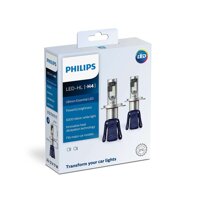 Đèn pha Philips Ultinon Essential LED chân H4 - H7 - H11 - HB3/4 - HS1 12V/17W - 6000K - Tăng sáng 100%