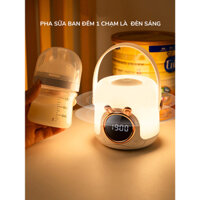 Đèn pha sữa cho bé, đèn ngủ cảm ứng di động buổi tối điều khiển từ xa có hẹn giờ tắt pin sạc type C