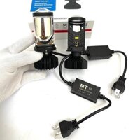 Đèn Pha T9 Led Bi Cầu T9 Led Đèn Pha XE Máy Oto Chân H4 Cắt Sáng Chống Chói Điện 12-24v Bảo Hành 12 Tháng