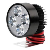 Đèn pha trợ sáng 4 LED dành cho xe mô tô, xe điện 206360 - màu trắng