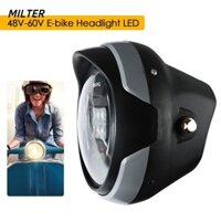 Đèn pha xe đạp điện MILTER 48V-60V Phụ kiện trang bị lại thiết thực chống nước