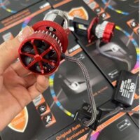 Đèn pha xe máy, bi cầu led v80 siêu sáng đường cắt đẹp chân H4