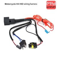 Đèn Pha Xe Máy H4 HID Xenon Rơ Le Dây Cho Máy Chiếu Bixenon Điều Khiển Ống Kính Dây Cao Thấp Bộ Điều Khiển Dây Có Cầu Chì