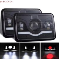 Đèn pha xe máy HTGHTG, Đèn pha LED phía trước ô tô địa hình siêu sáng chống nước, Đèn pha thay thế LED kín góc vuông chắc chắn hơn Đèn pha thay thế xe máy