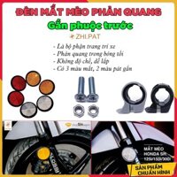 Đèn Phản Quang Xe Máy Gắn Phuộc Trước và Đuôi Biển số Chính Hãng Zhi.pat