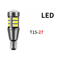 Đèn phanh ô tô LED Canbus có độ sáng cao và được trang trí T15 3030 27smd Đèn báo rẽ ngược cho xe cộ165