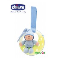 Đèn phát nhạc mặt trăng xanh Chicco siêu đáng yêu