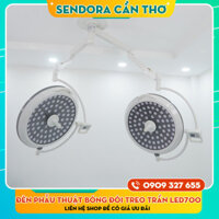 Đèn phẫu thuật 2 nhánh, đèn mổ treo trần bóng led HMSL-700/700-C