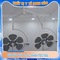 ĐÈN PHẪU THUẬT 5 PETAL, ĐÈN MỔ TREO TRẦN 2 NHÁNH BÓNG LED HMSL-600/600/II-C