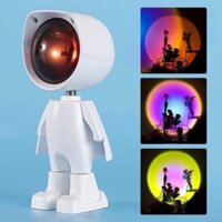 Đèn Phi Hành Gia - Đèn Led Robot Hoàng Hôn/Cầu Vồng - Đèn quay tiktok -  Đèn ngủ trong phòng